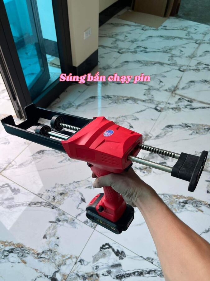 Súng pin thi công keo Epoxy