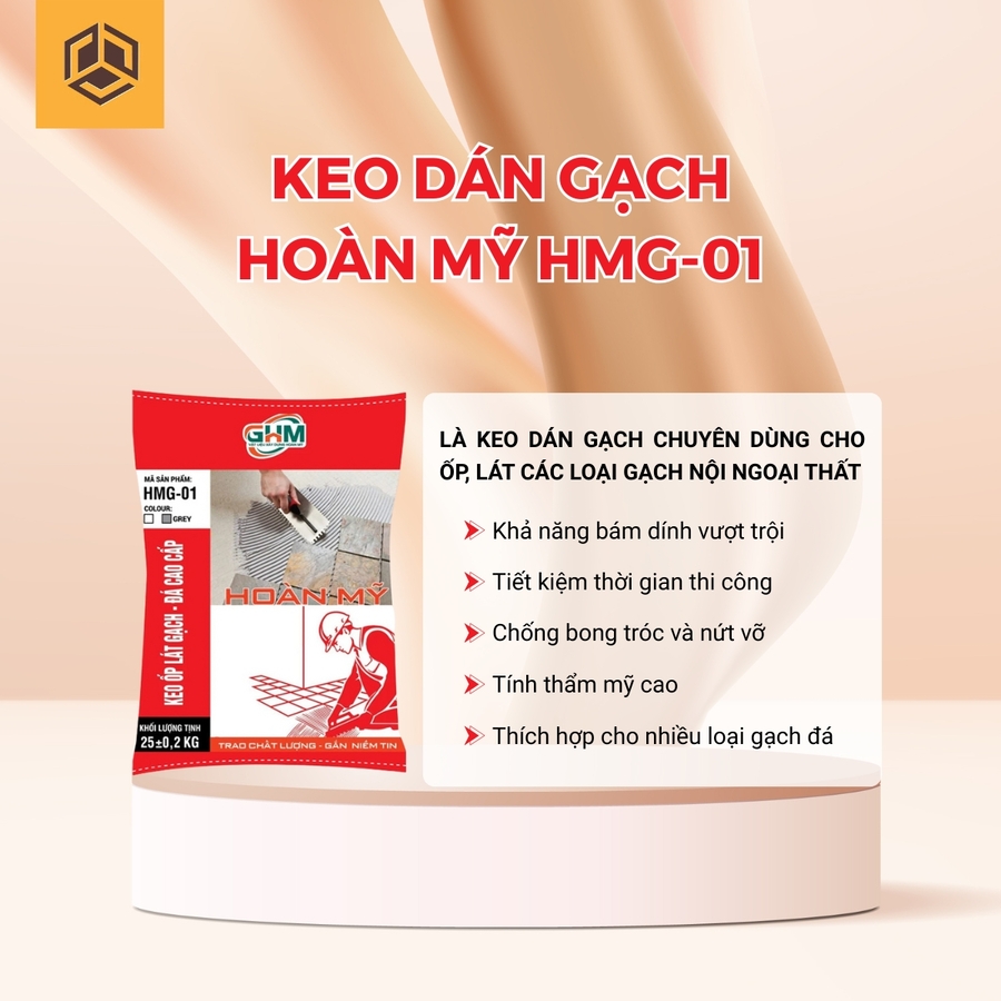 Keo dán gạch Hoàn Mỹ HMG-01