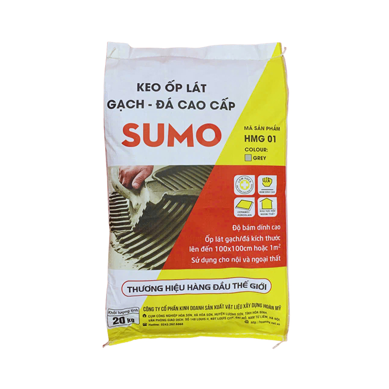 Keo dán gạch Hoàn Mỹ SUMO
