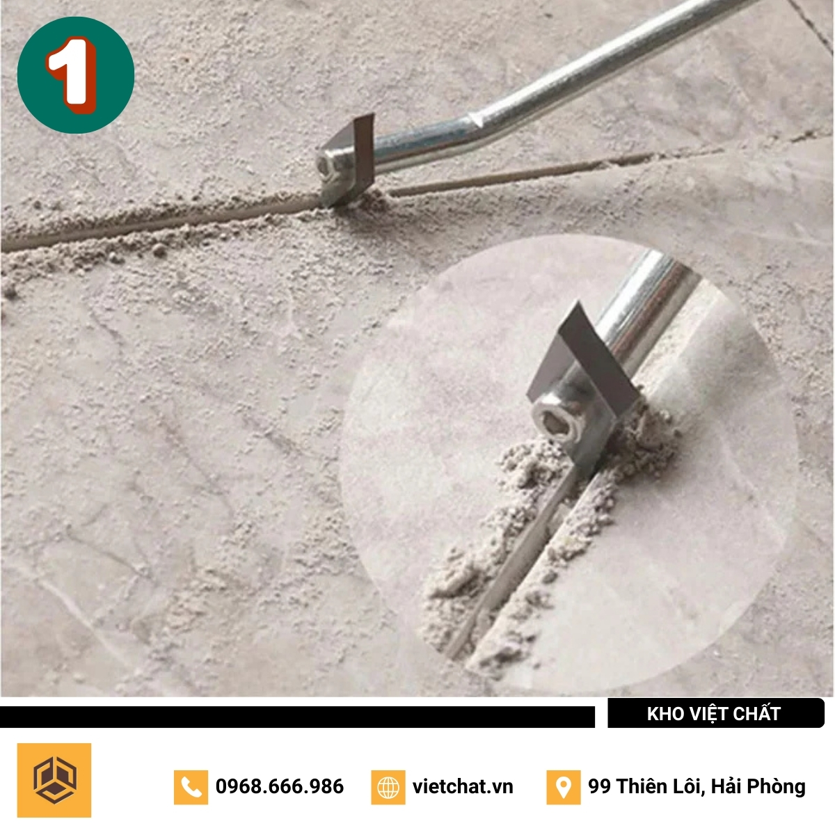 Kiểm tra bề mặt/ Vệ sinh mạch gạch