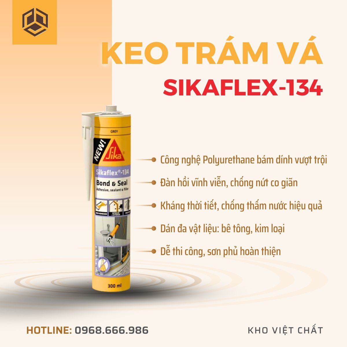 Keo trám vá Sikaflex-134 Bond & Seal