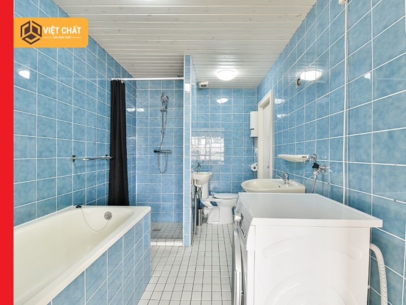 Hướng dẫn lát gạch nhà vệ sinh, nhà tắm chuẩn kỹ thuật 2025